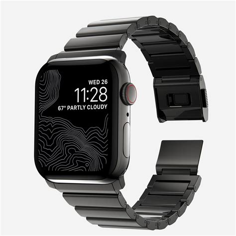 Apple Watch with metal strap